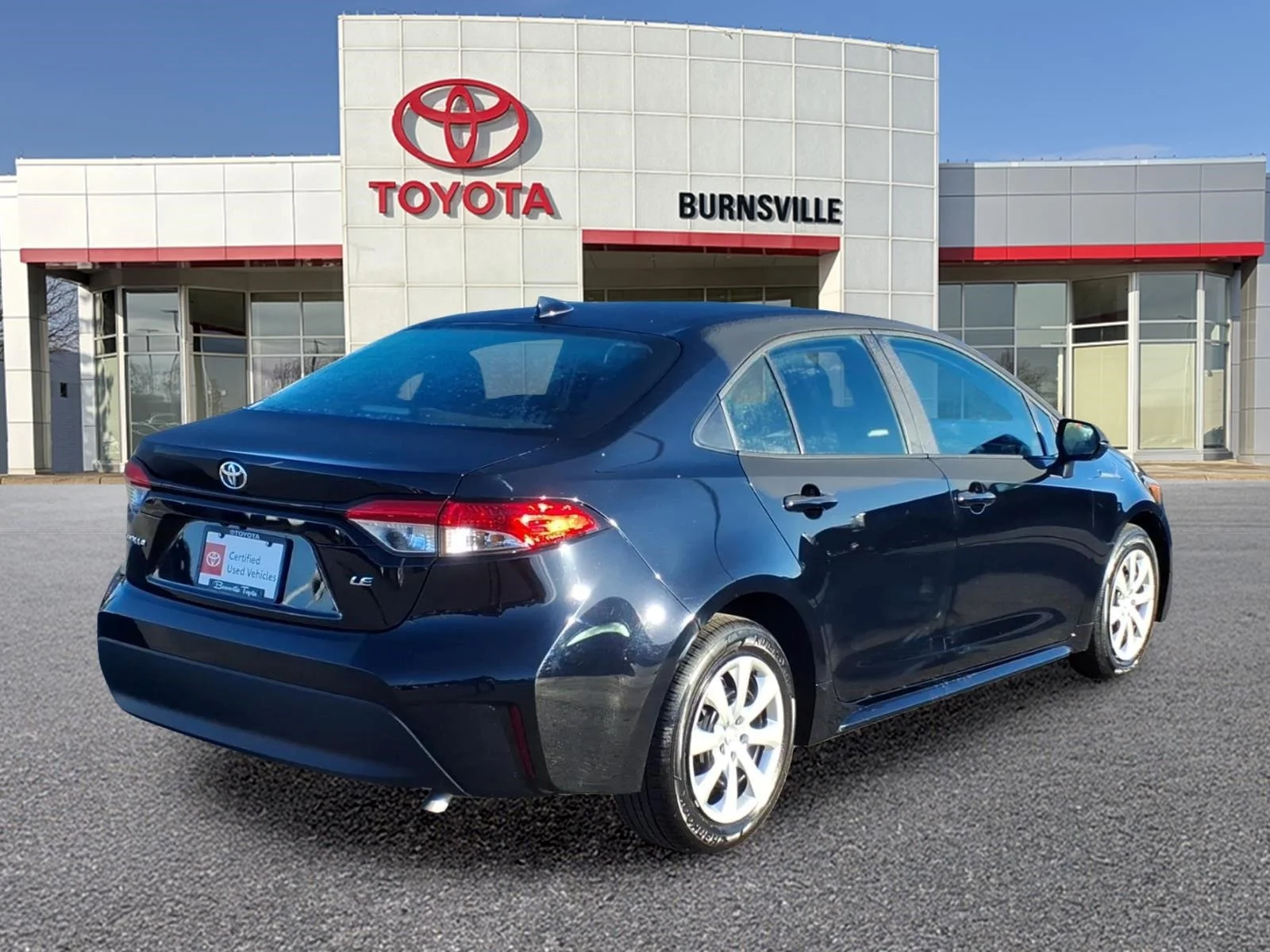 Certified Used 2025 Black Toyota LE image 3