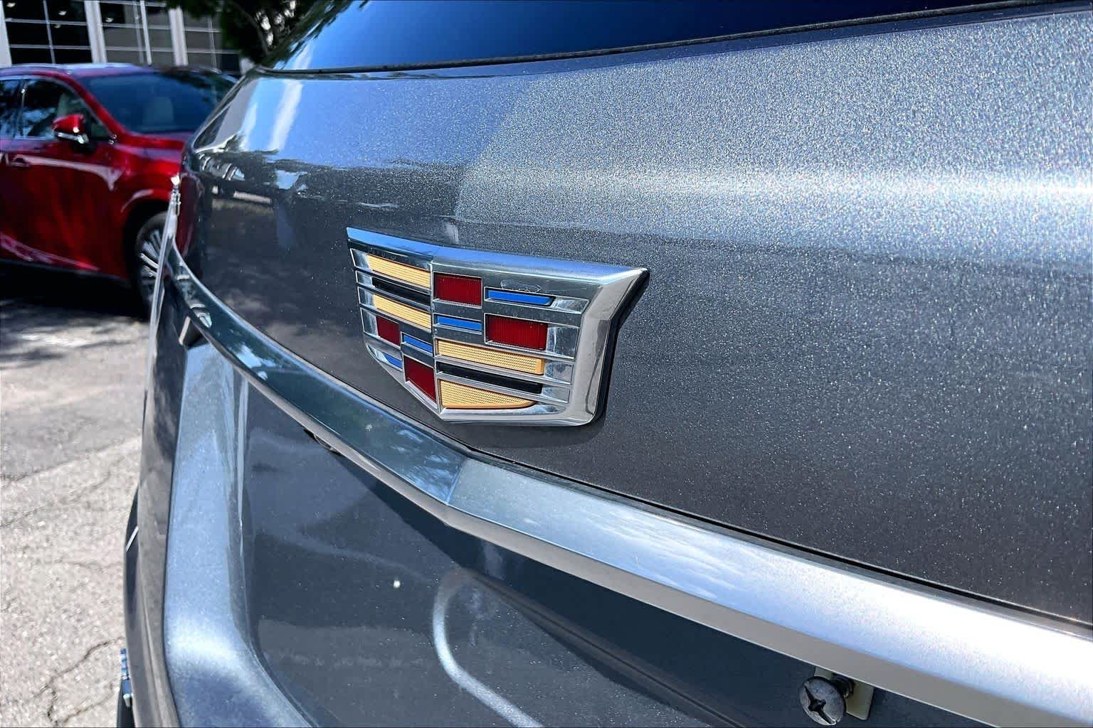 Used 2021 Satin Steel Metallic Cadillac AWD Sport image 31