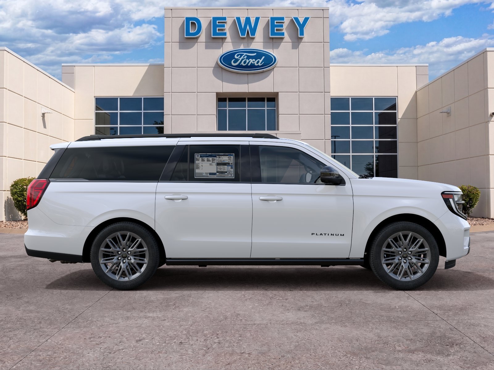 New 2027 Star White Metallic Tri-Coat Ford Platinum image 5