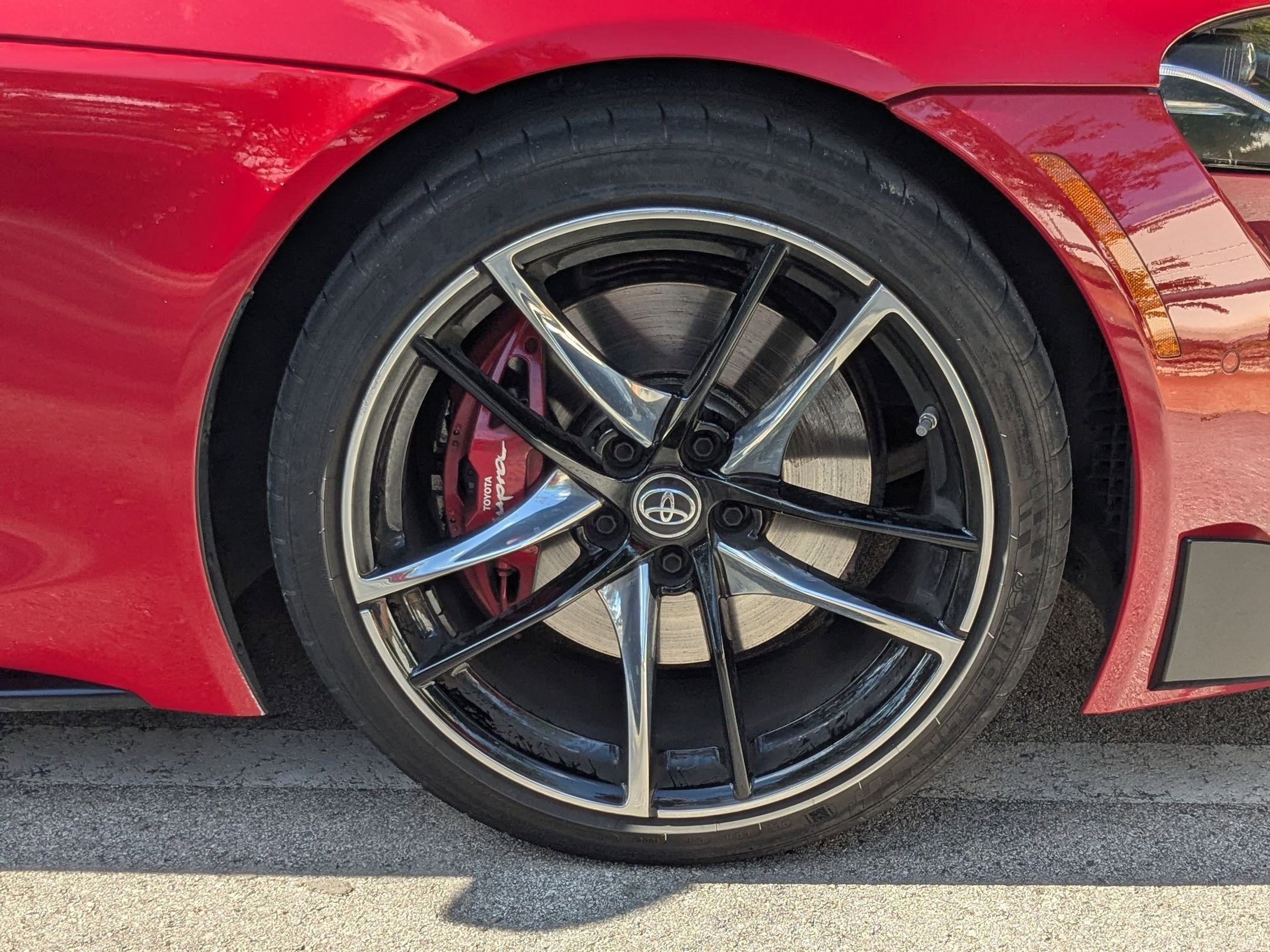 Used 2021 Renaissance Red Toyota 3.0 image 24