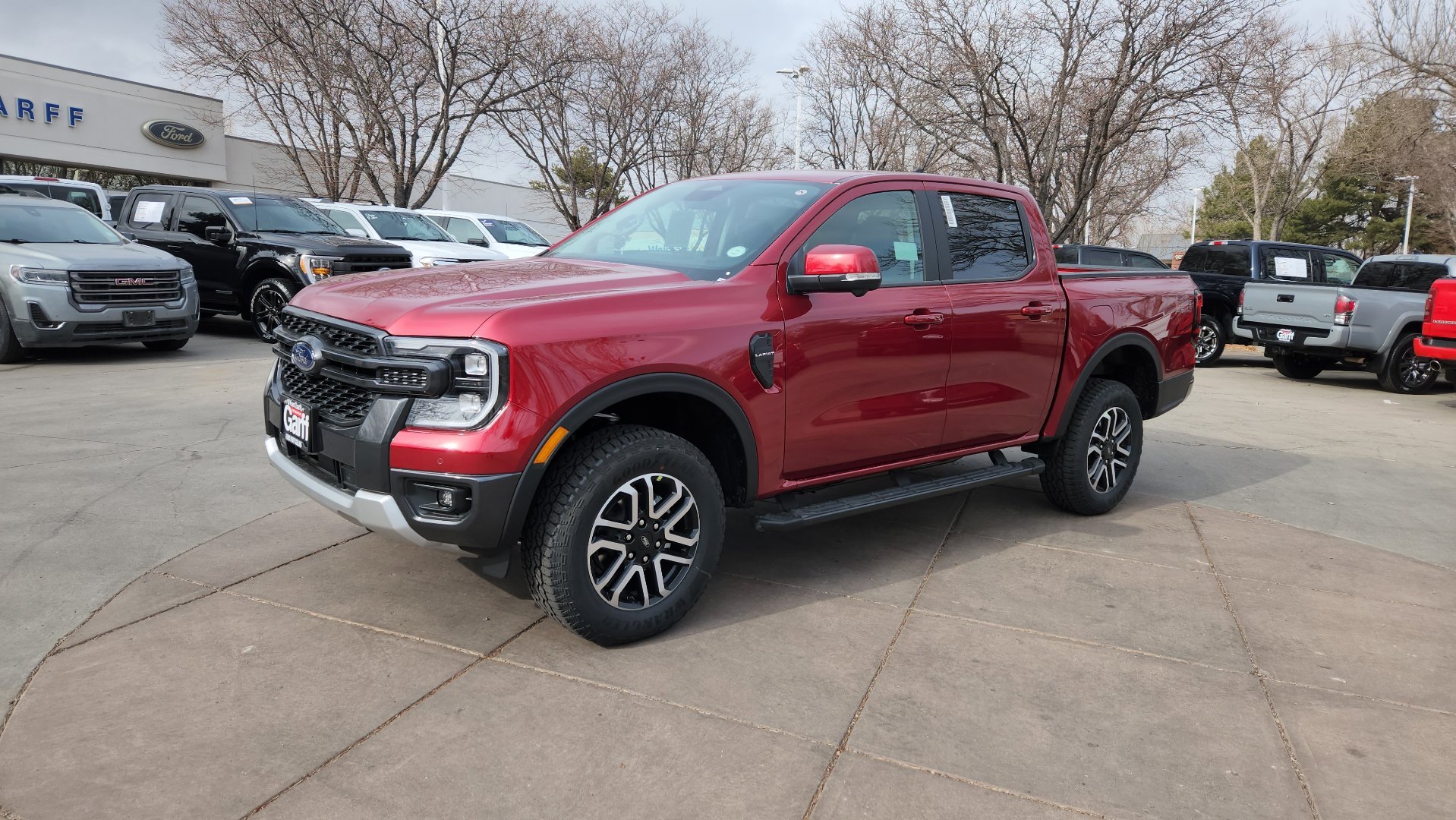 New 2025 Ruby Red Metallic Tinted Clearcoat Ford LARIAT image 3