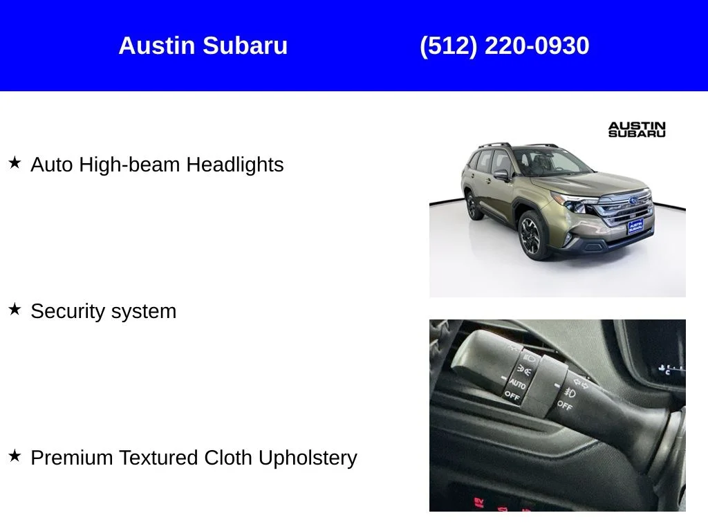 New 2026 Green Subaru Premium Hybrid image 17