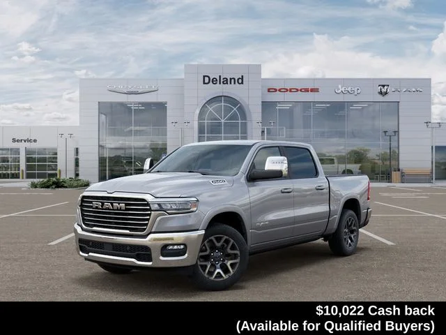 New 2026 Billet Silver Metallic Clear-Coat Exterior Paint RAM Laramie image 1