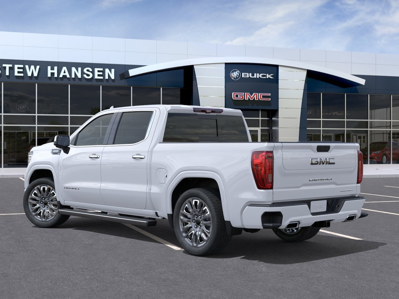 New 2026 Glacier White Tricoat GMC Denali Ultimate image 3