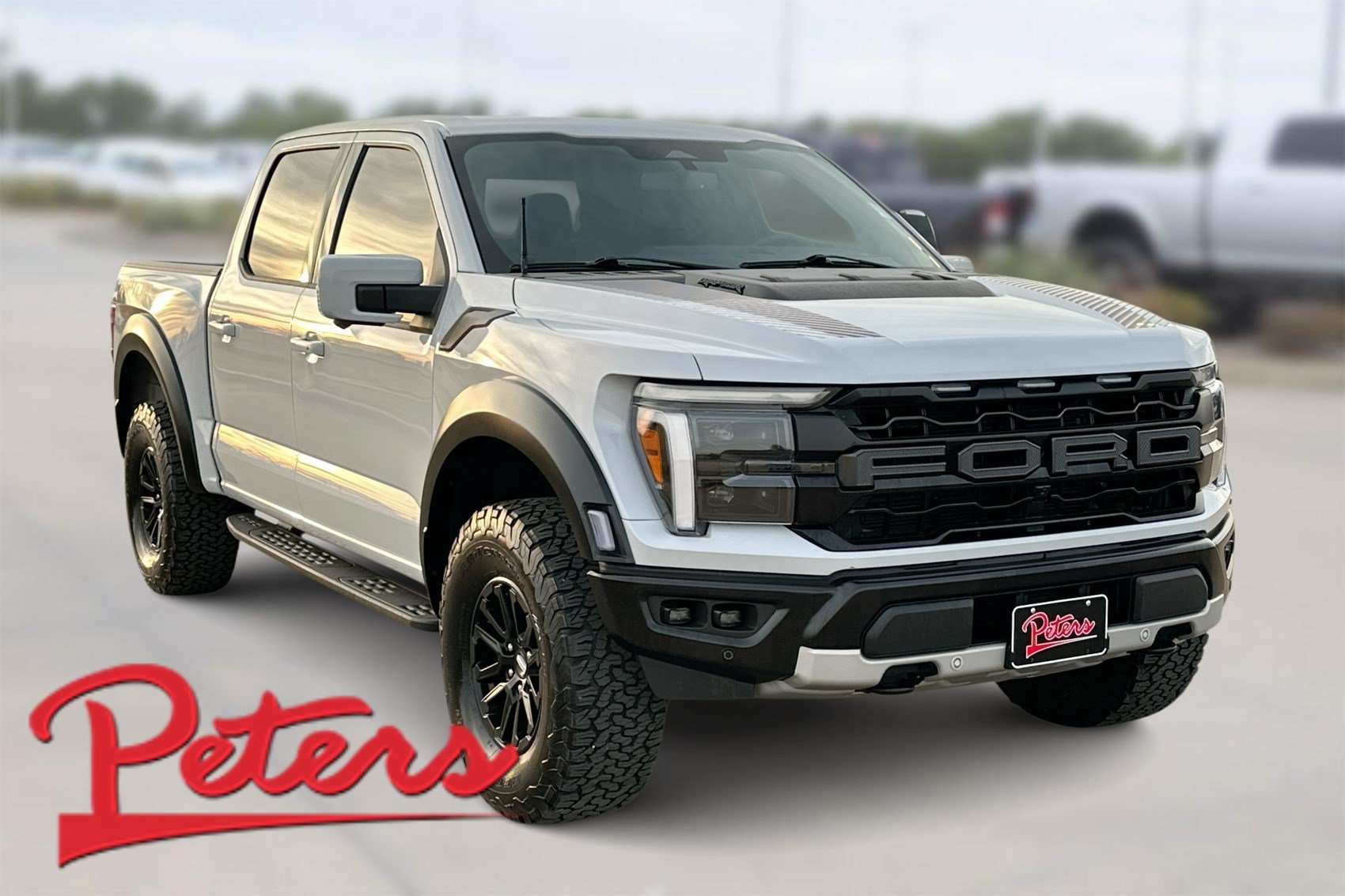 Used 2025 White Metallic Ford Raptor image 1