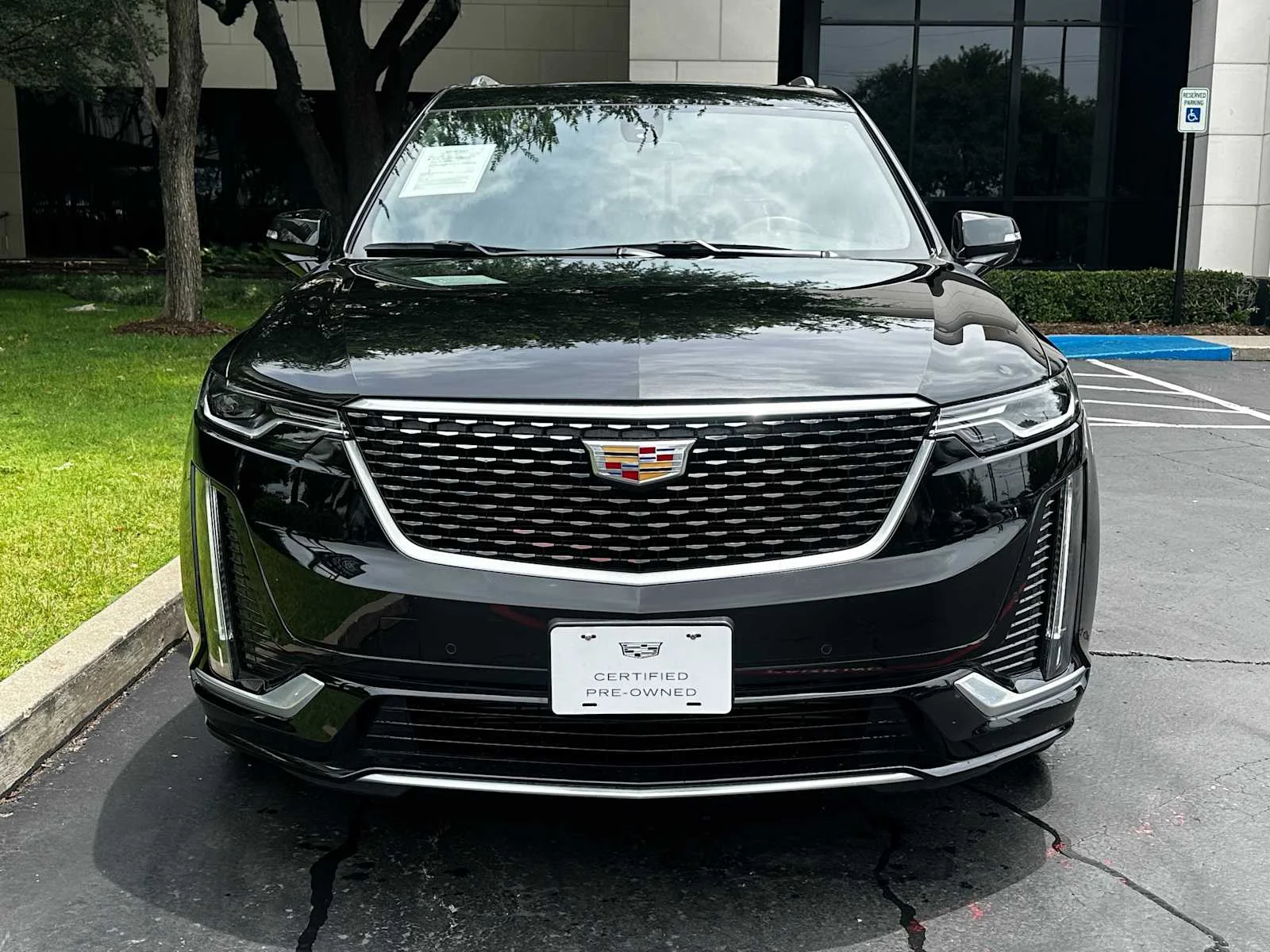 Certified Used 2025 Stellar Black Metallic Cadillac Luxury image 2