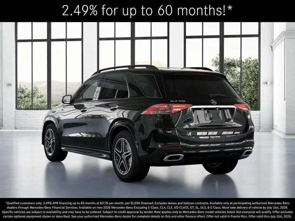New 2026 Obsidian Black Metallic Mercedes-Benz GLE 350 image 70