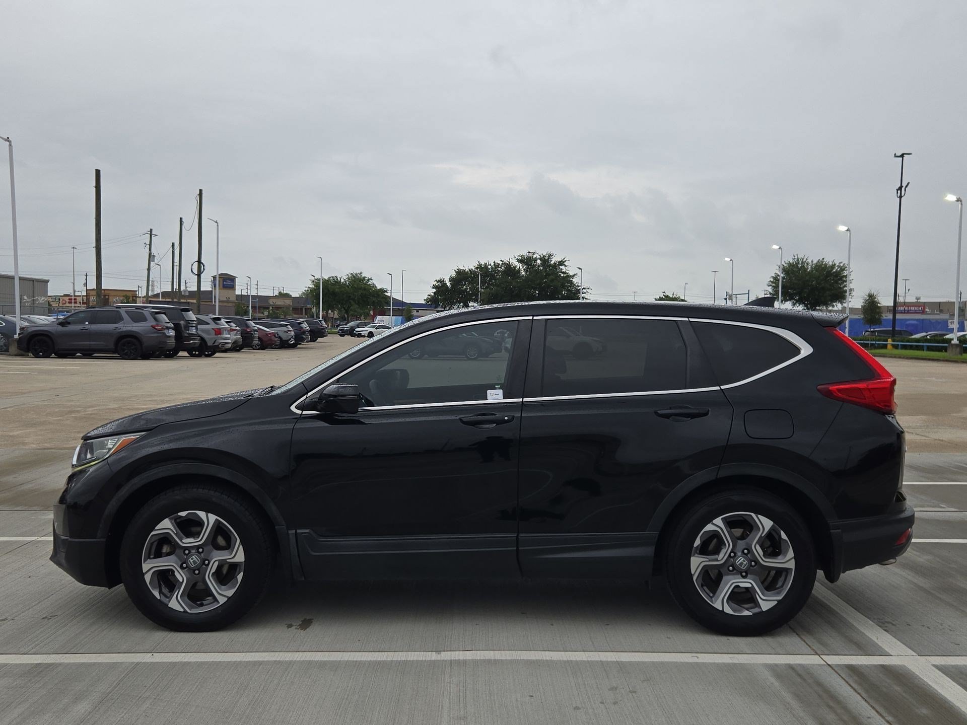 Used 2017 Crystal Black Pearl Honda EX image 6