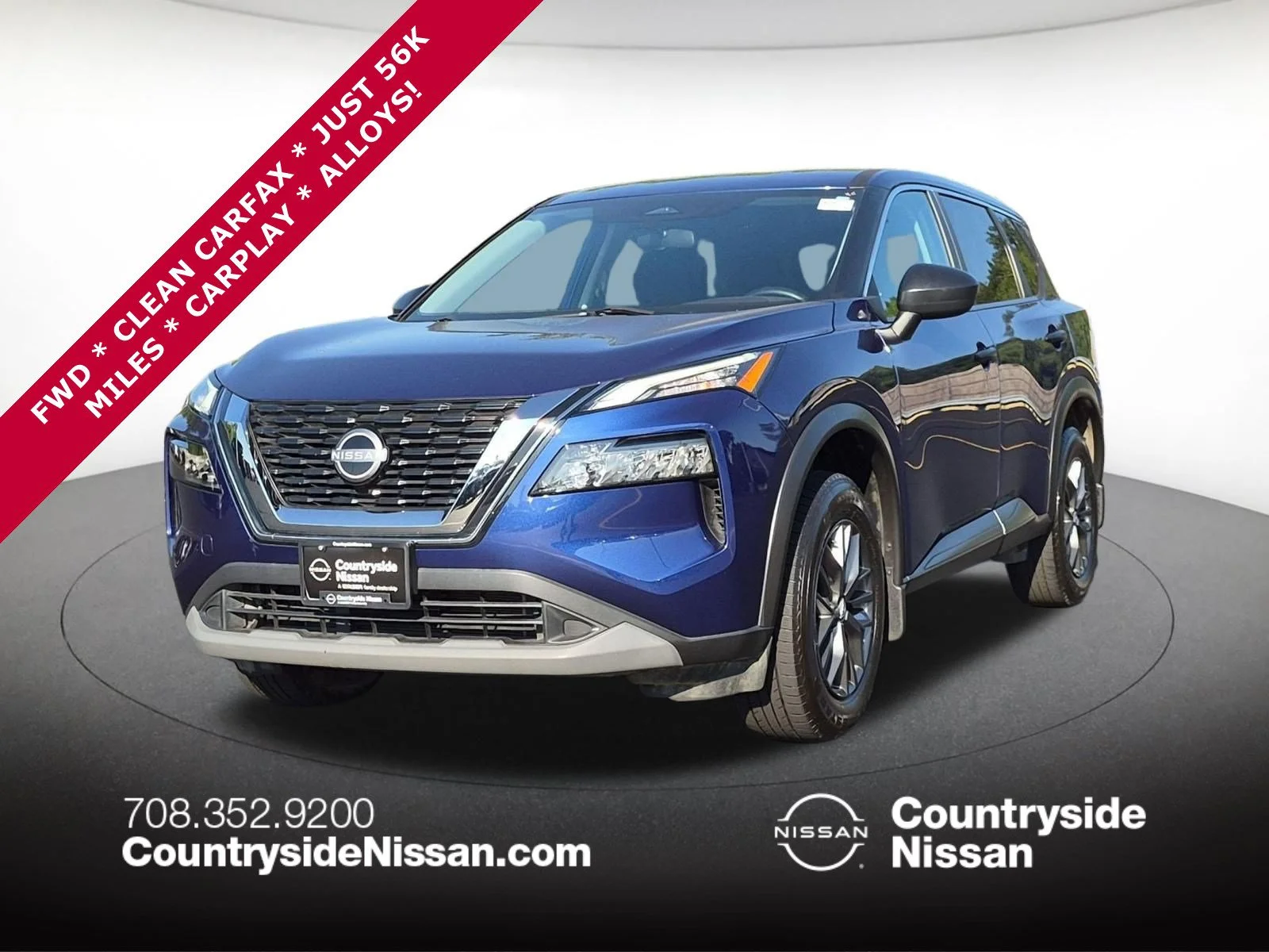 Used 2022 Caspian Blue Metallic Nissan S image 1
