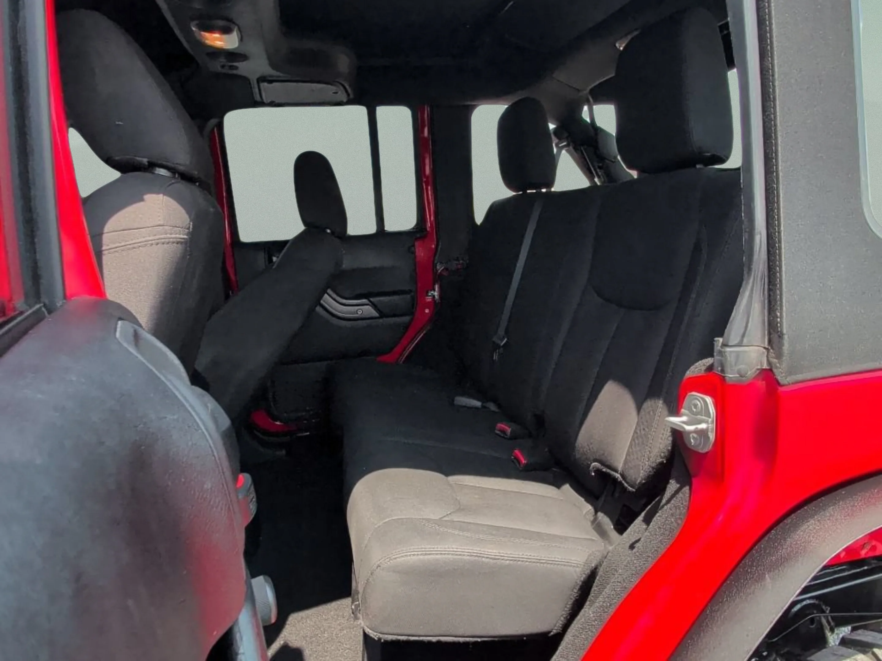Used 2015 Firecracker Red Clear Coat Jeep Sport image 28