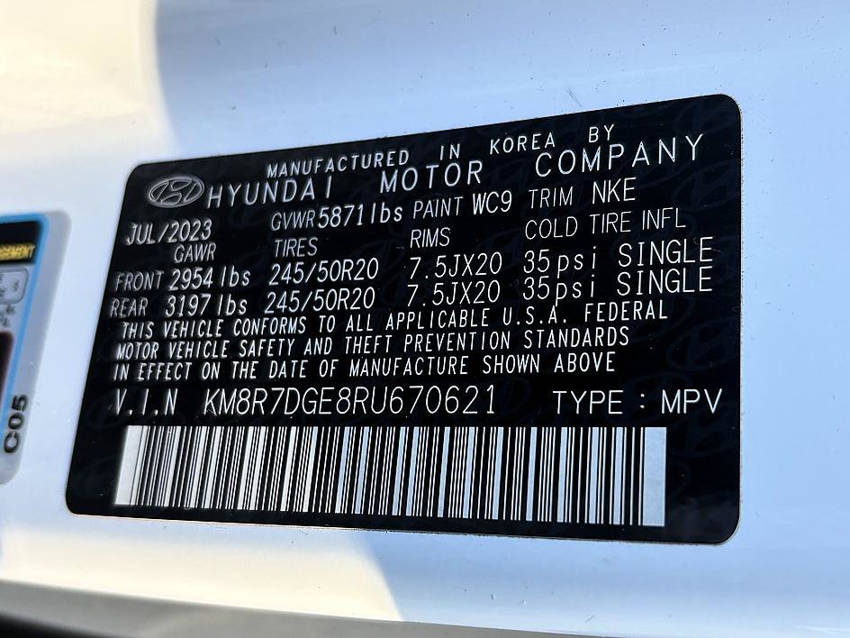 Used 2024 Hyper White Hyundai Calligraphy Night Edition image 22