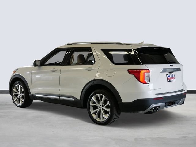 Certified Used 2021 White Metallic Ford Platinum image 3