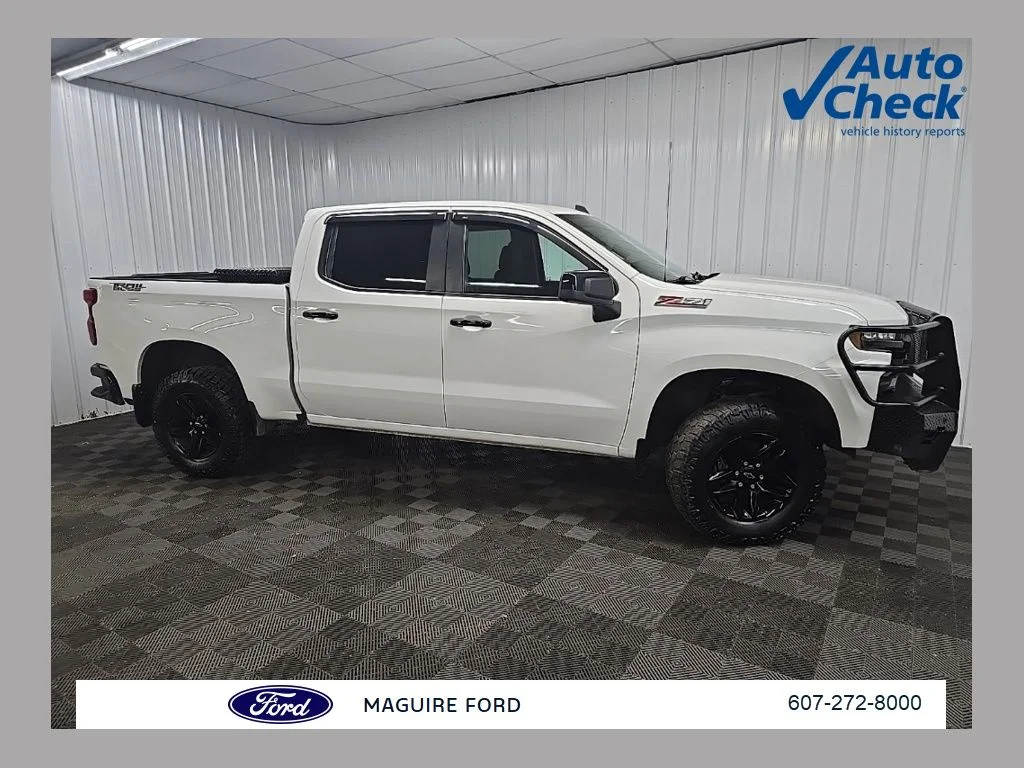 Used 2021 White Chevrolet LT Trail Boss image 1