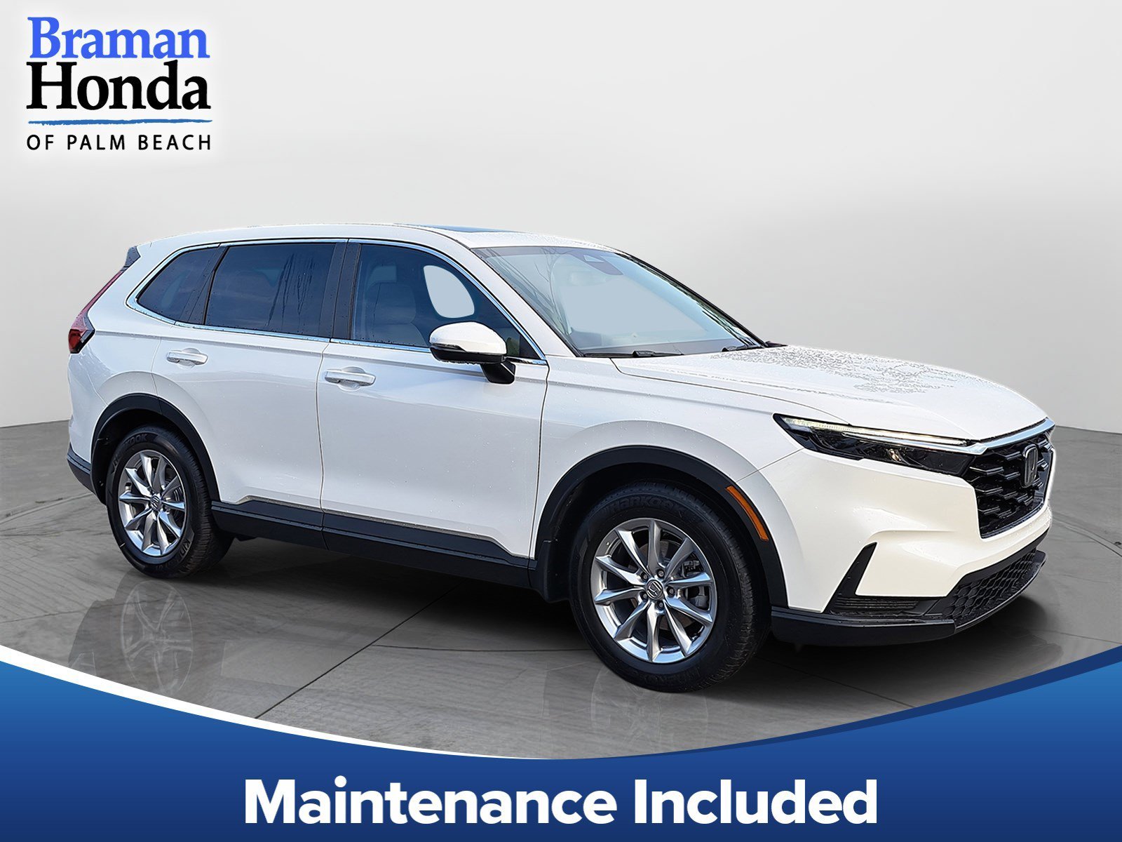 New 2026 Platinum White Pearl Honda EX image 1