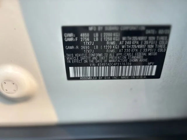 Certified Used 2023 Crystal White Pearl Subaru Premium image 15