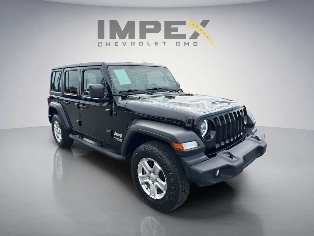 Used 2021 Black Jeep Unlimited Sport S image 7