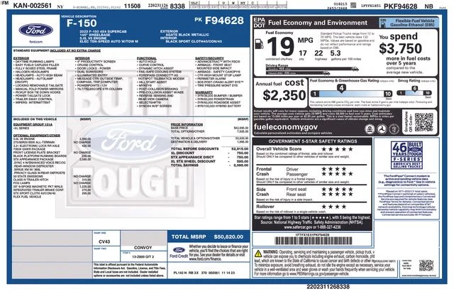 Used 2023 Black Metallic Ford XL image 61