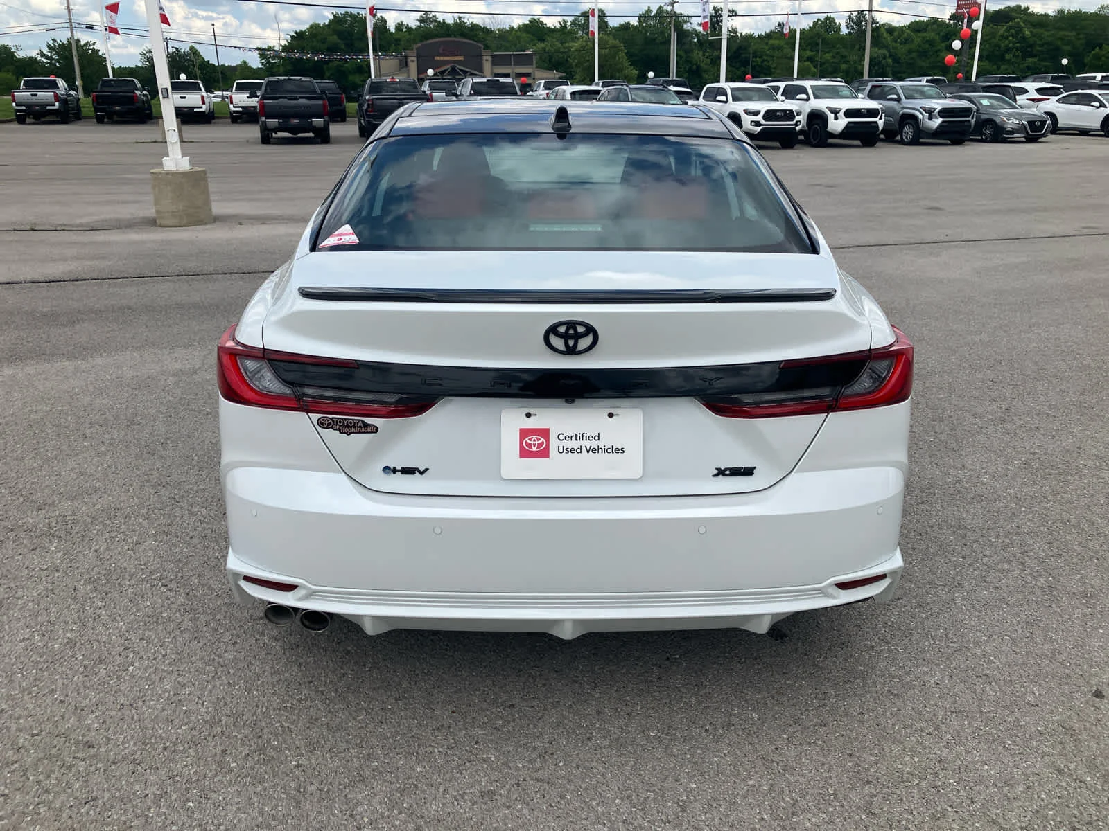Certified Used 2026 Wind Chill Pearl w/Midnight Black Metallic Roof Toyota XSE image 6