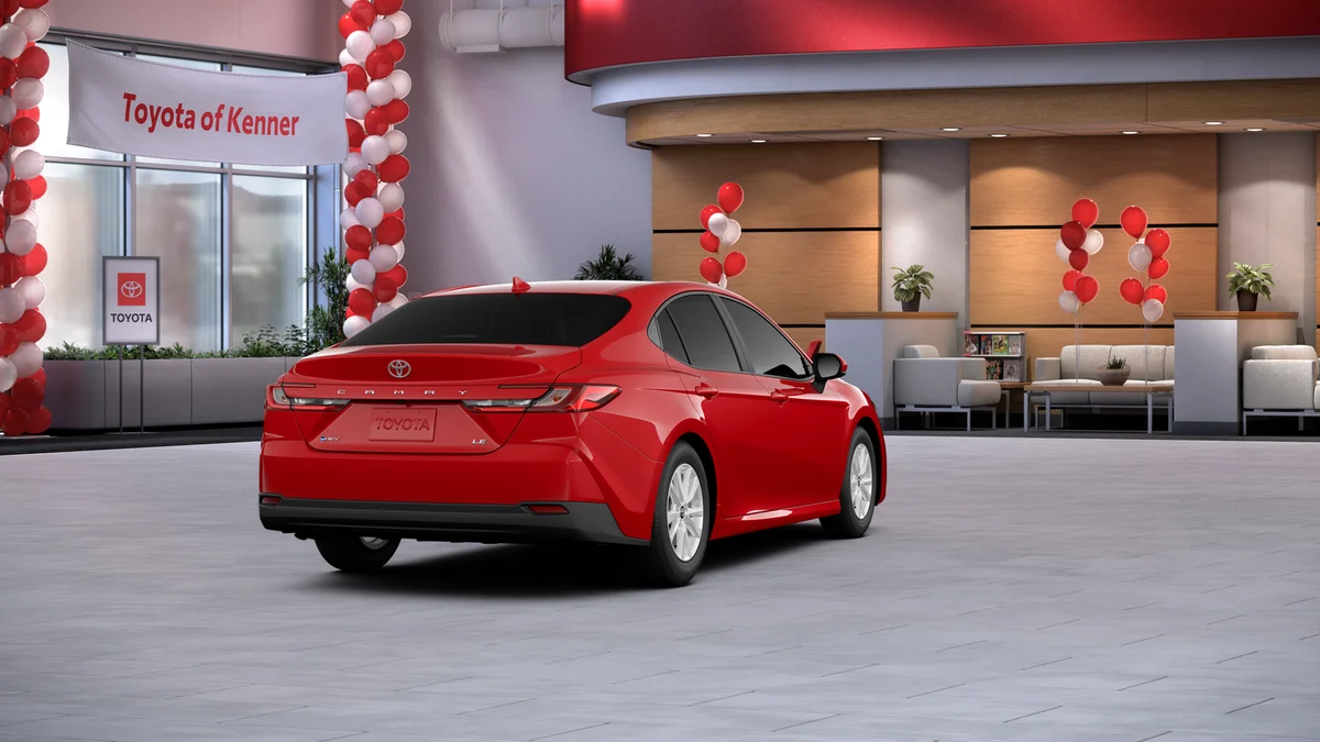 New 2026 Supersonic Red Toyota LE image 9