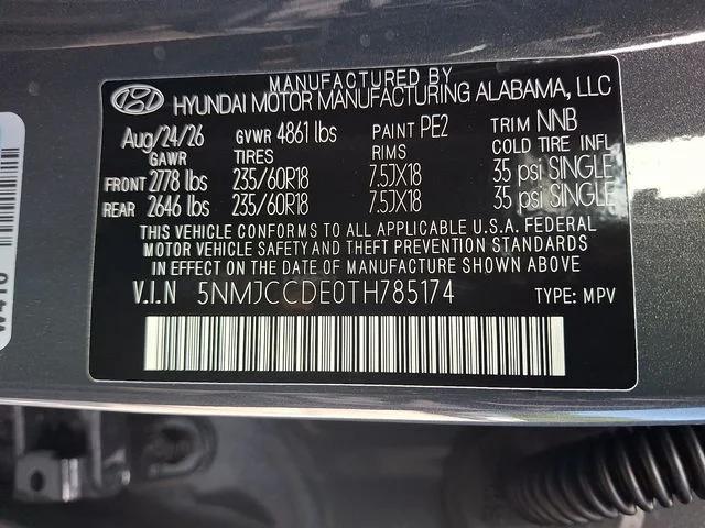 New 2026 Gray Hyundai SEL Premium image 16