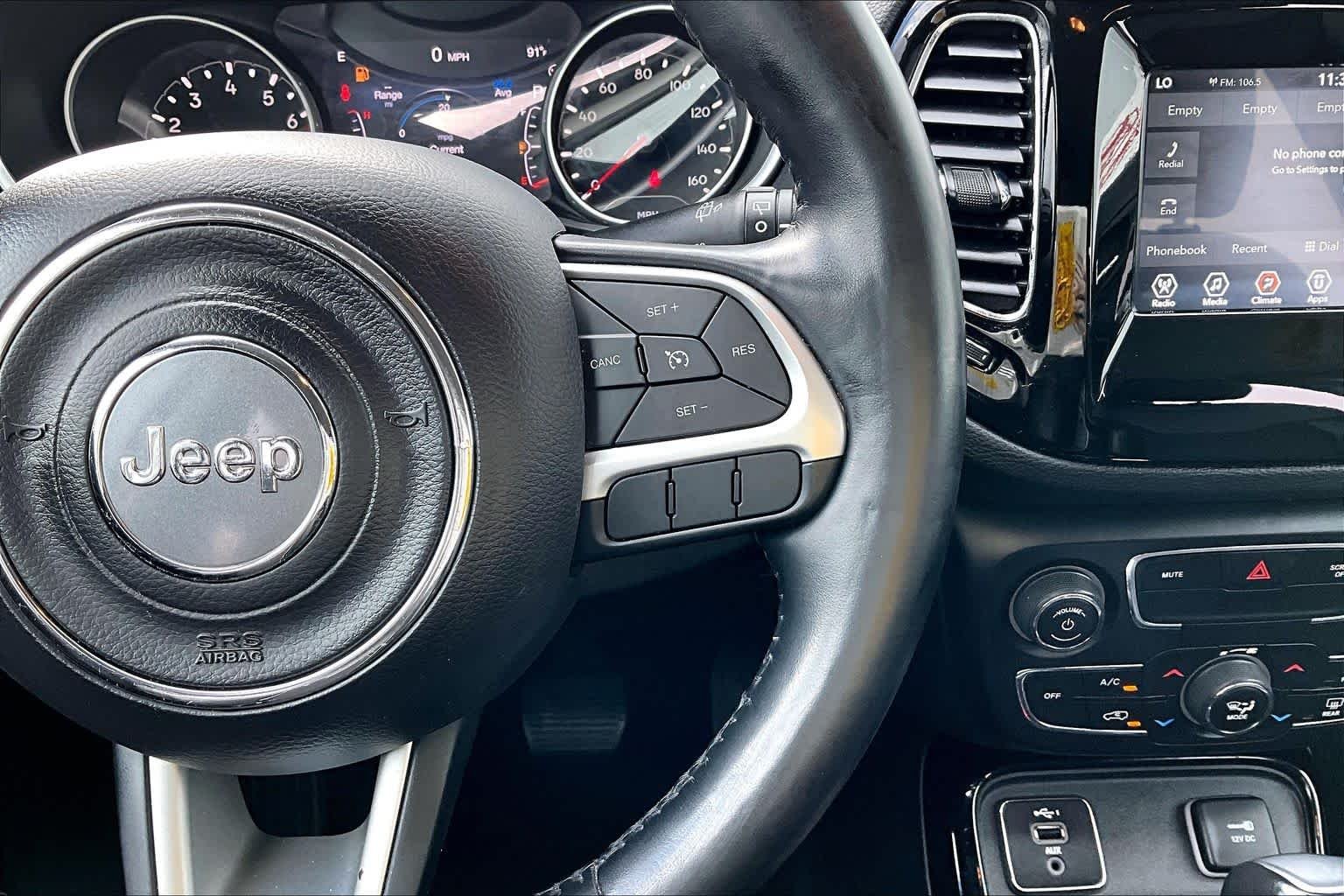 Used 2021 White Clearcoat Jeep Altitude image 24