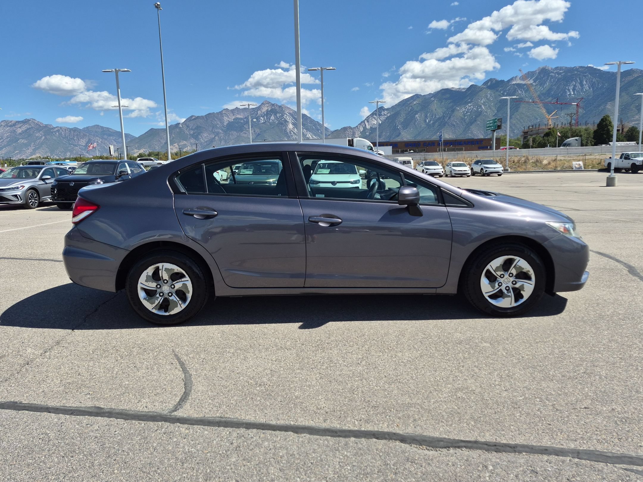 Used 2015 Honda Civic LX with VIN 19XFB2F58FE114542 for sale in South Jordan, UT