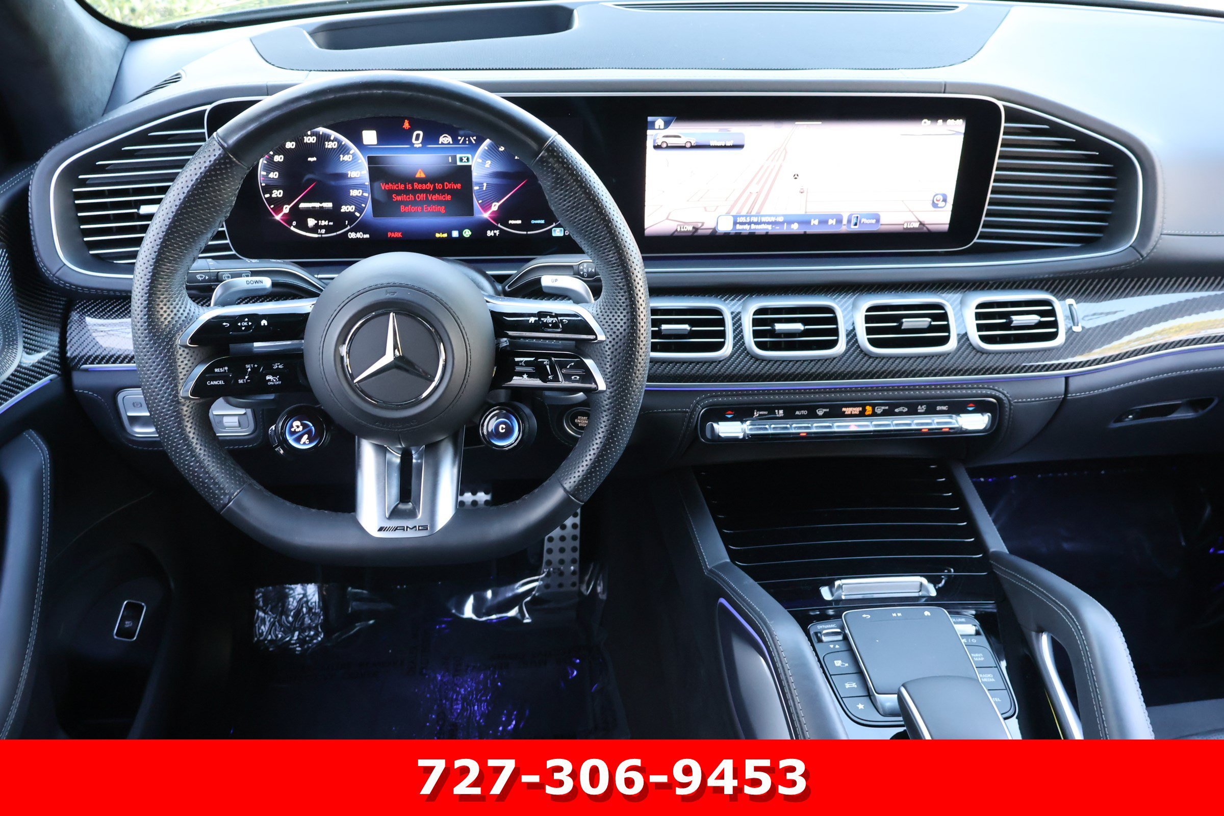 Certified Used 2024 Obsidian Black Metallic Mercedes-Benz AMG® GLS 63 image 22