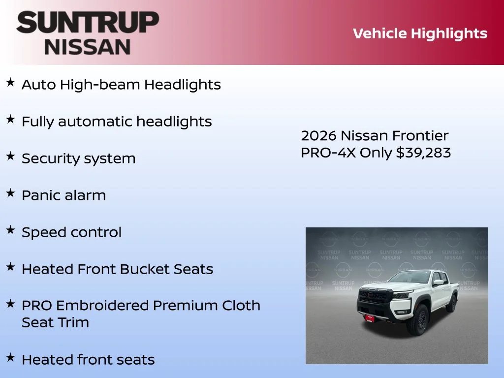 New 2026 Glacier White Nissan PRO-4X image 30