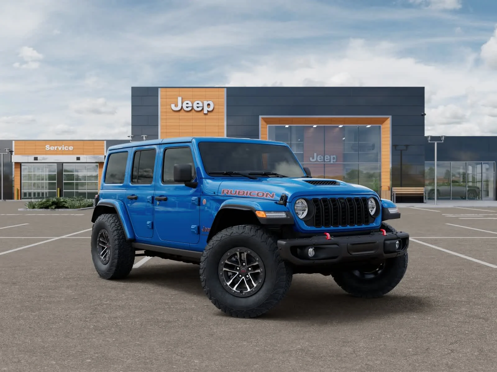 New 2027 Hydro Blue Pearlcoat Jeep Rubicon X image 5