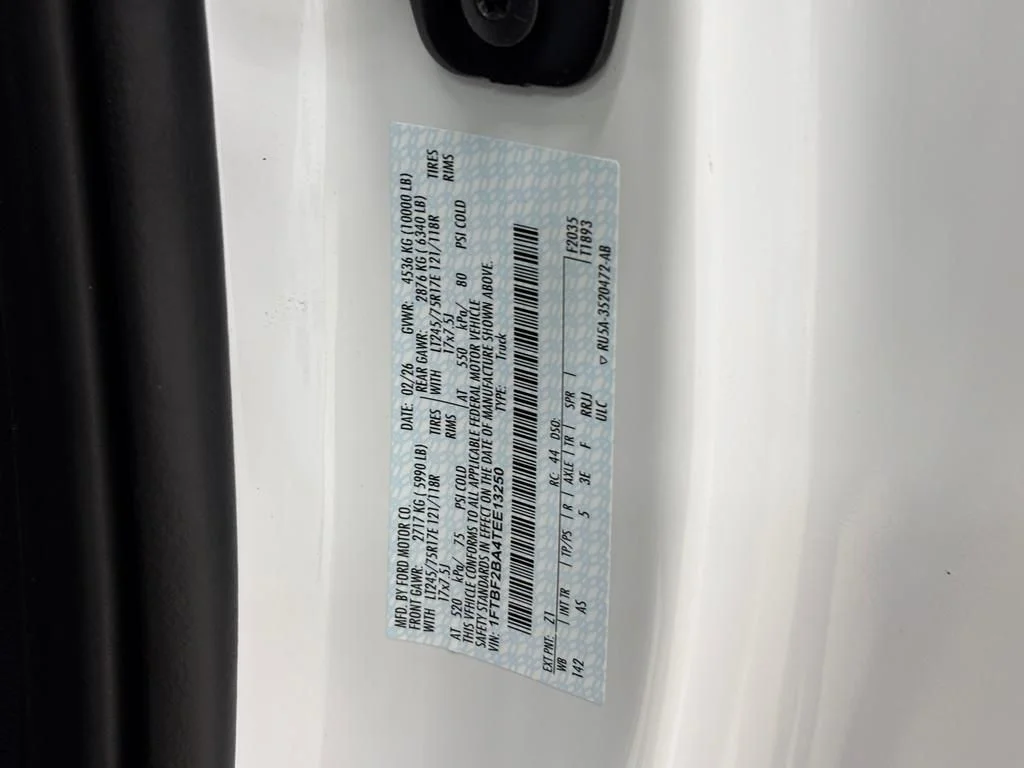New 2026 Oxford White Ford F-250® XL image 26