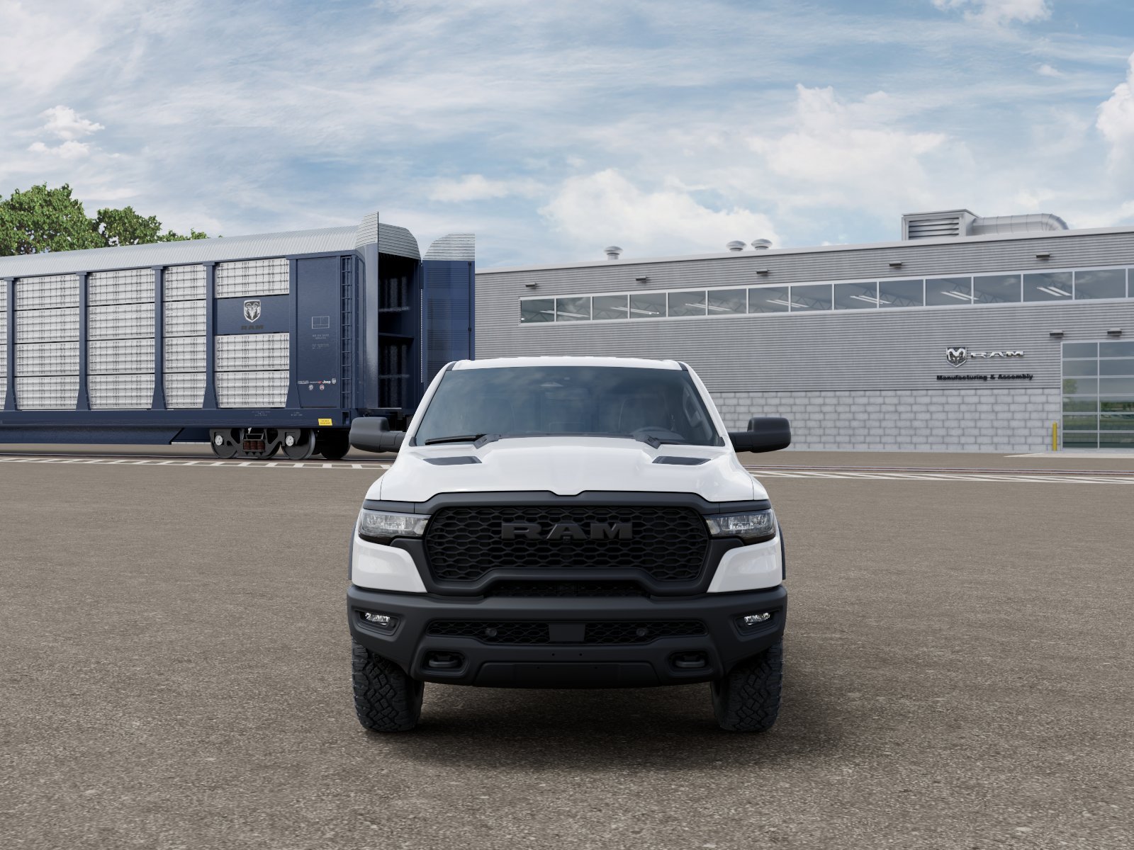 New 2027 Bright White Clear-Coat Exterior Paint RAM REBEL image 6