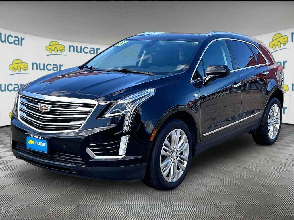 Used 2018 Stellar Black Metallic Cadillac Premium Luxury image 3
