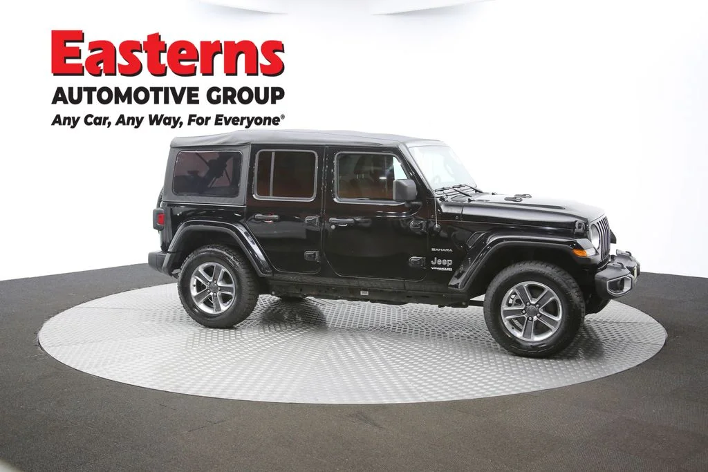 Used 2021 Black Jeep Unlimited Sahara image 44