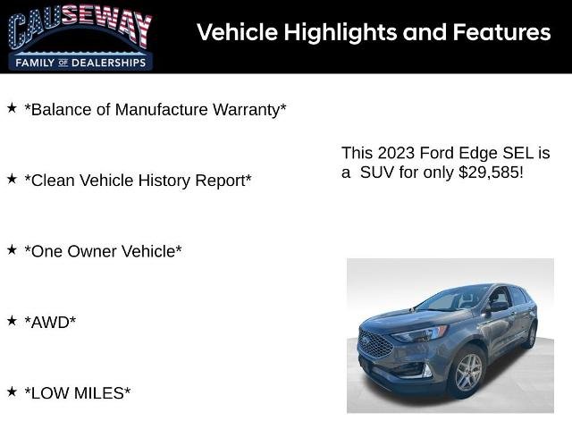 Used 2023 Gray Metallic Ford SEL image 32