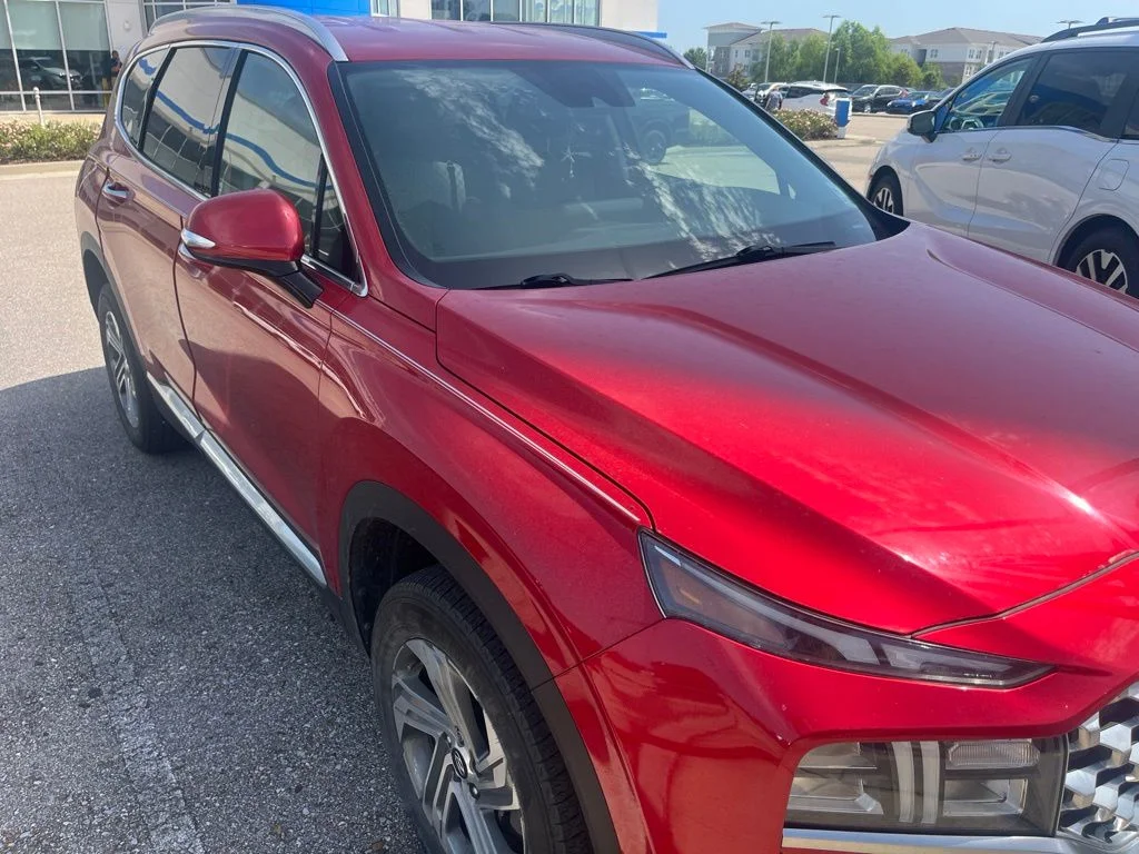 Used 2022 Calypso Red Hyundai SEL image 2