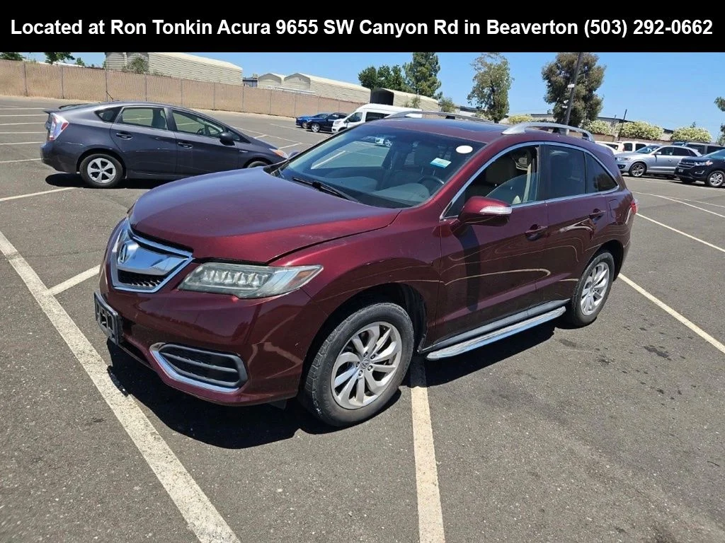 Used 2017 Basque Red Pearl II Acura Base image 3