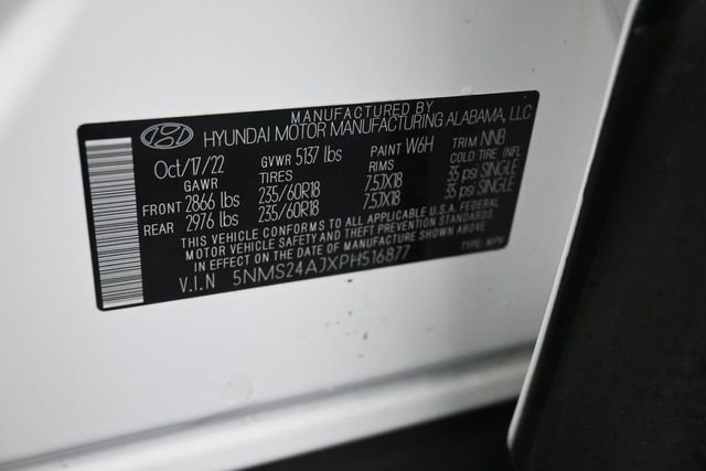 Used 2023 White Hyundai SEL image 20