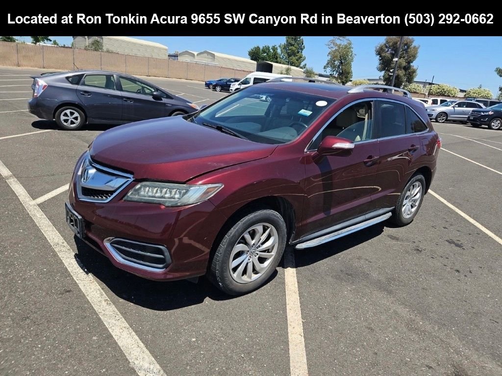 Used 2017 Basque Red Pearl II Acura Base image 3