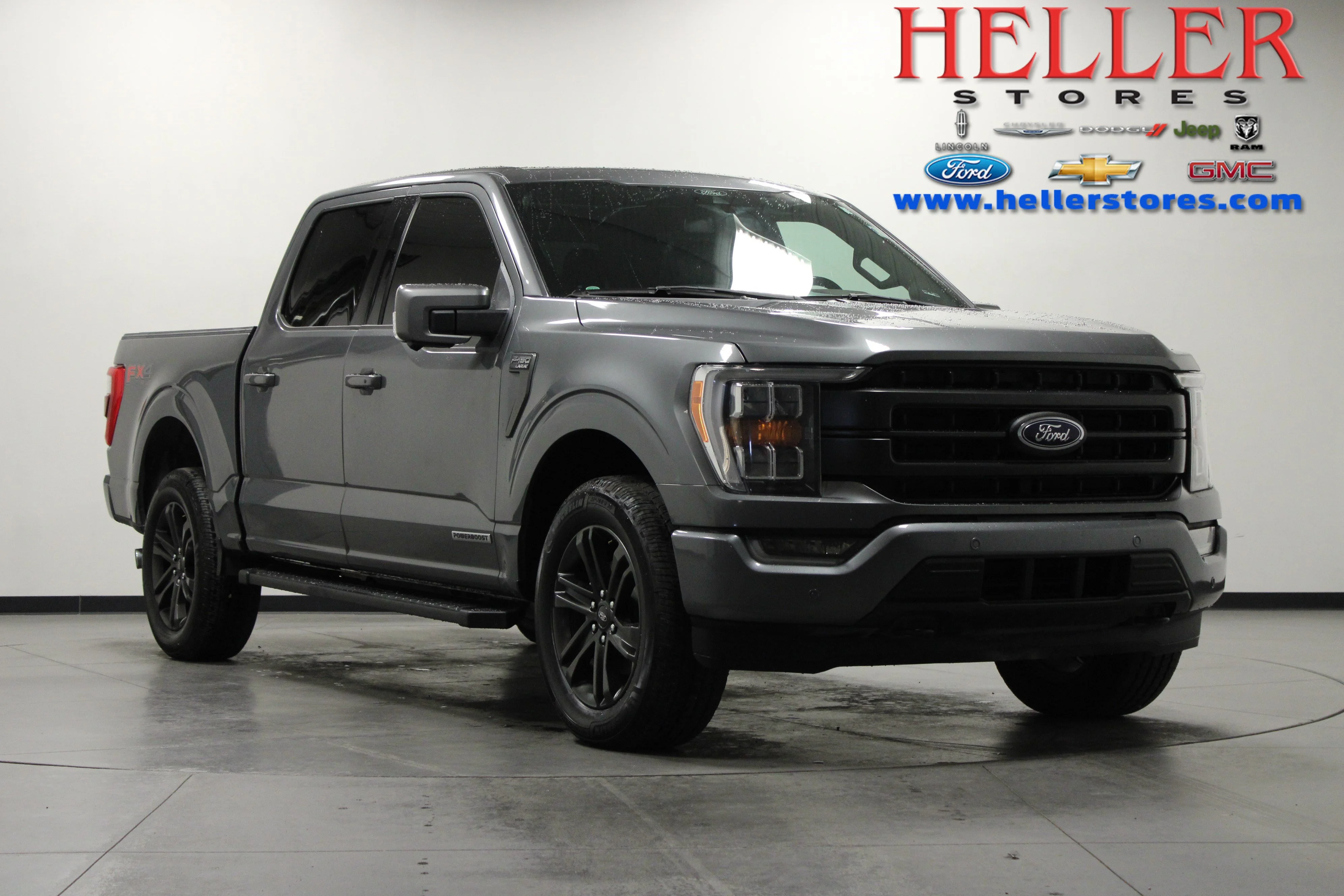 Used 2021 Carbonized Gray Metallic Ford LARIAT image 1