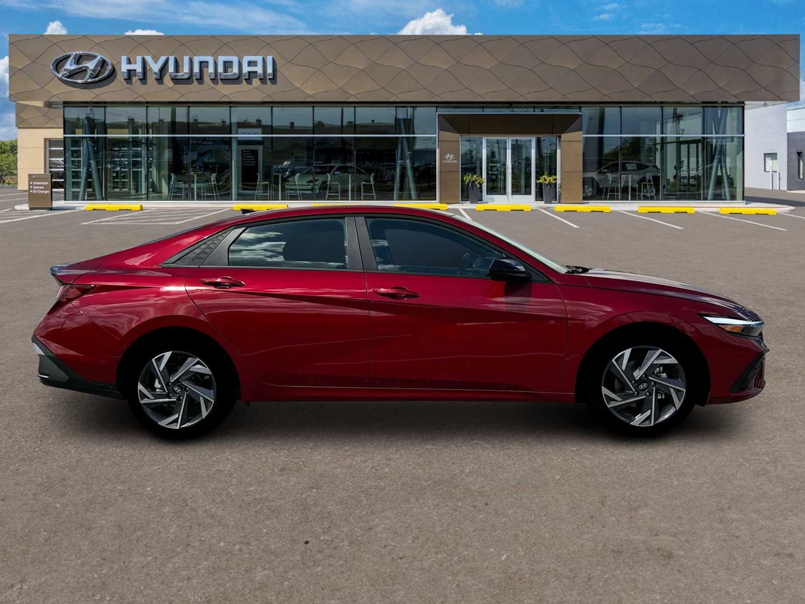 Used 2025 Ultimate Red Hyundai SEL Sport image 9