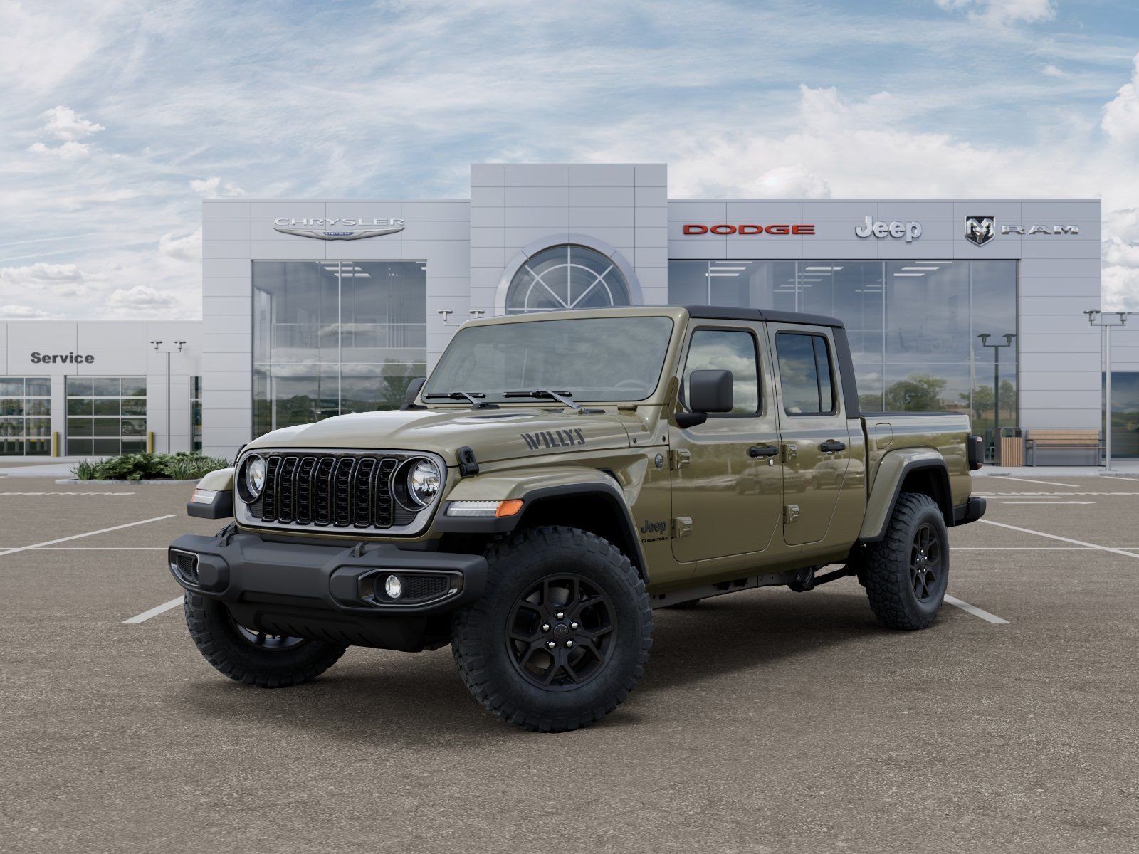 New 2026 Green Jeep Willys image 1