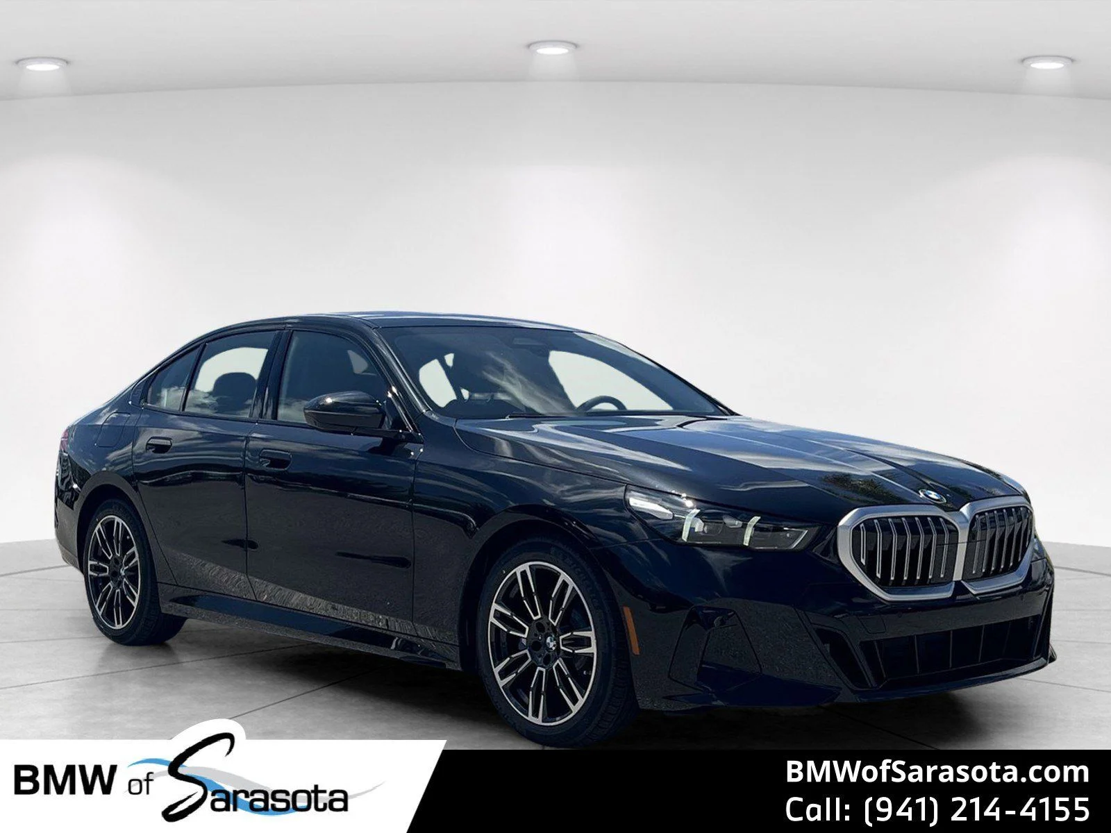 New 2027 Black Sapphire Metallic BMW 530i image 1