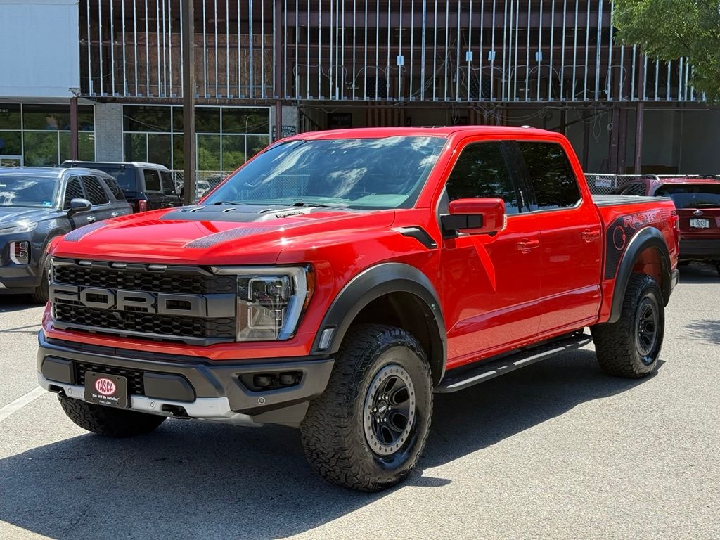 Used 2021 Orange Ford Raptor image 2