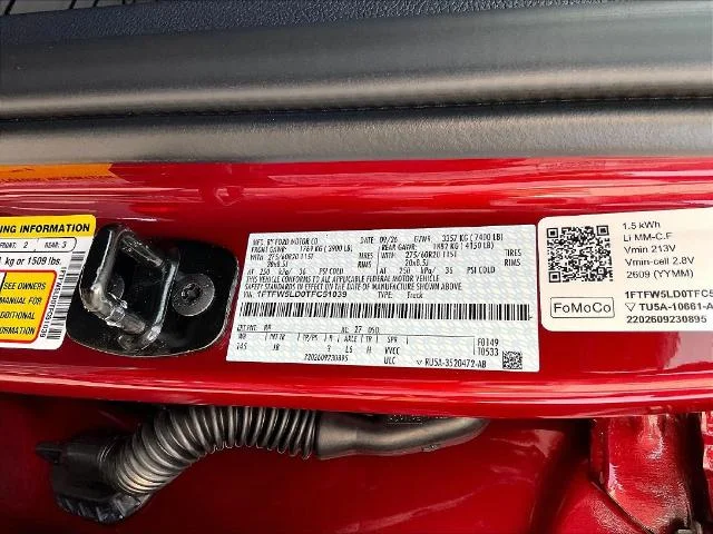 New 2026 Ruby Red Metallic Tinted Clearcoat Ford Lariat® image 49