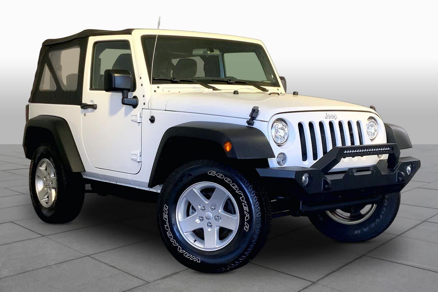 Used 2017 Bright White Clearcoat Jeep Sport image 3