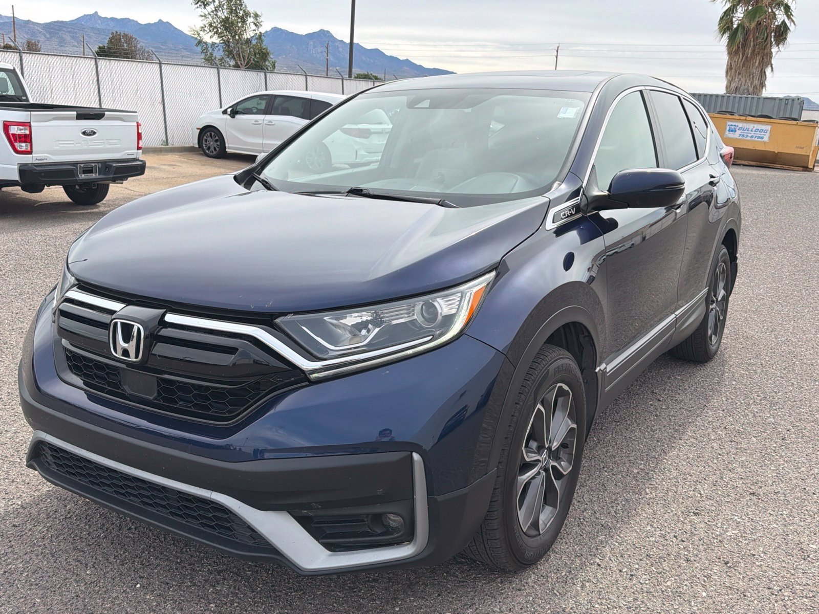 Used 2020 Aegean Blue Metallic Honda EX image 1