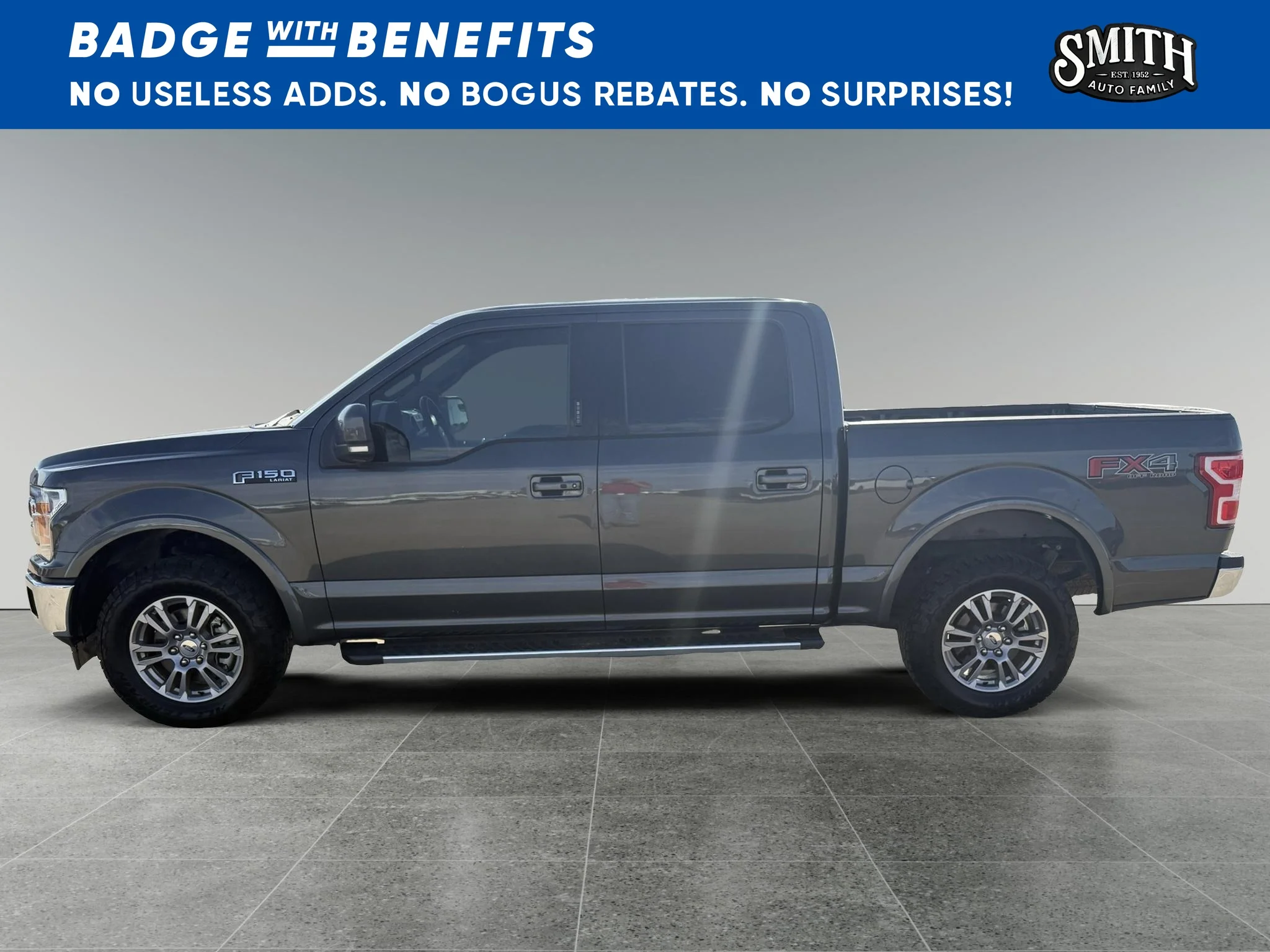 Used 2019 Magnetic Metallic Ford LARIAT image 6