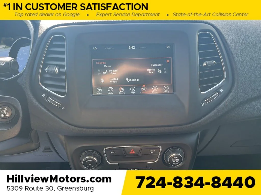 Used 2021 White Clearcoat Jeep Latitude image 24