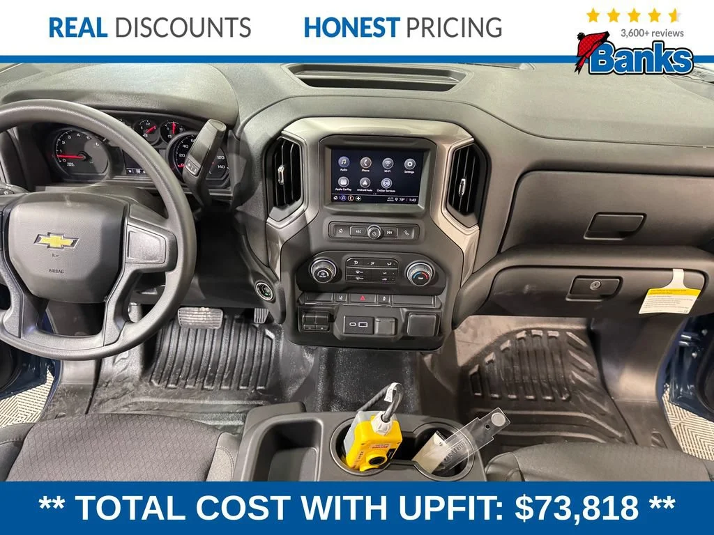 New 2026 Lakeshore Blue Metallic Chevrolet Work Truck image 11
