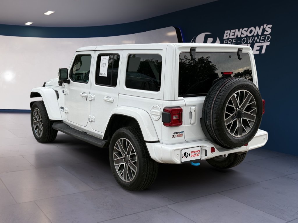 Used 2023 White Jeep Sahara 4xe image 3